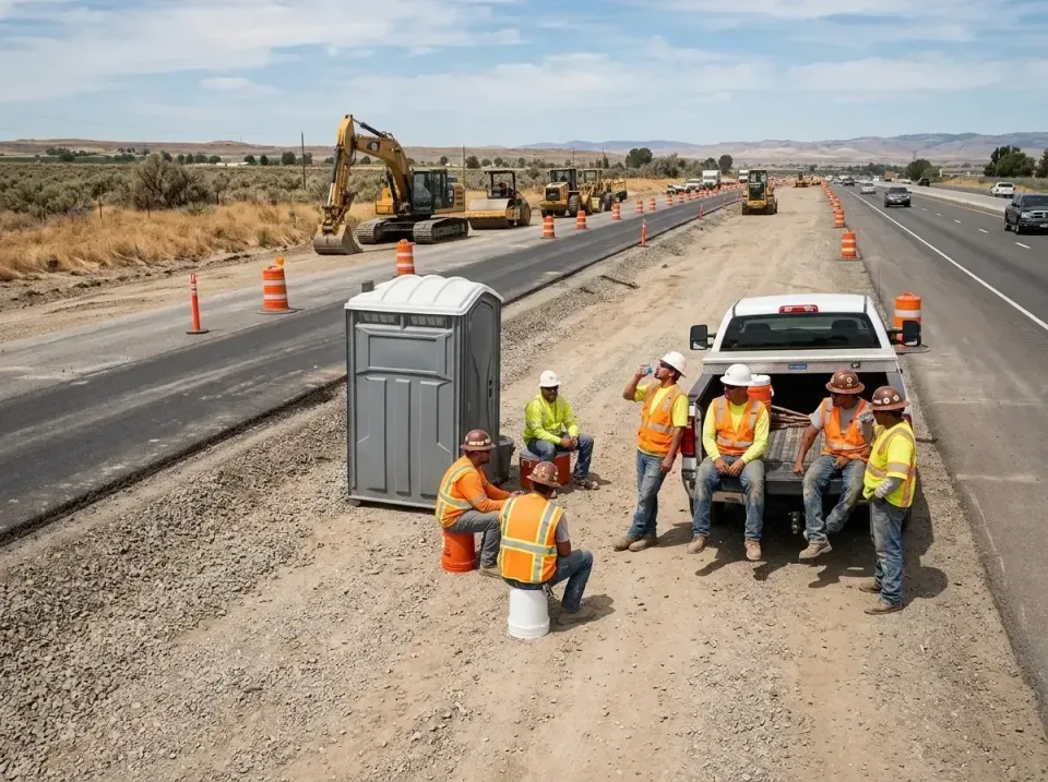 highway-road-construction-crew-007 — frequently asked questions, Porta Potty and Restroom Rentals in Saratoga, CA